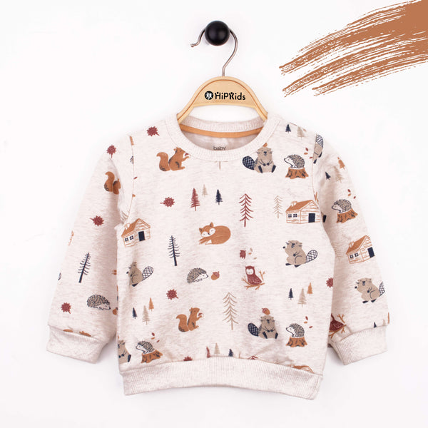 Baby boy Sweatshirt Animals Print