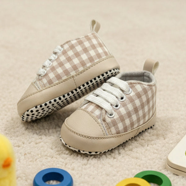 Baby Boy Skin small Checked Print Pre-walker