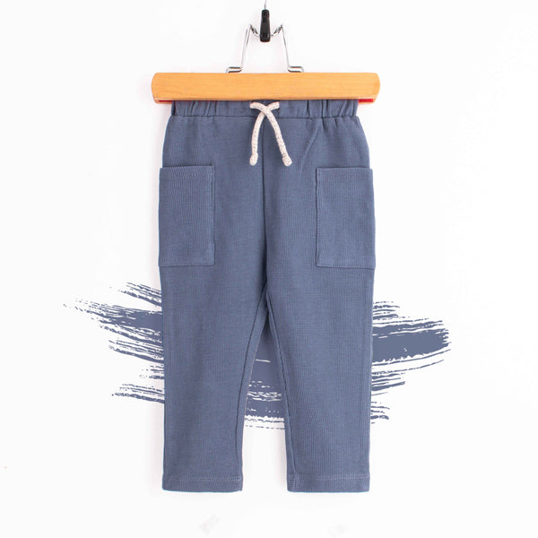 C.A Baby Boy Plain Blue Pocket Trouser