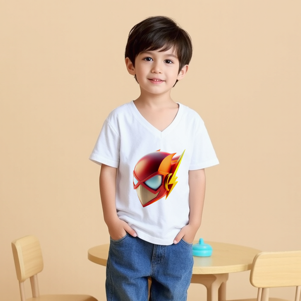 Baby Boy White T-Shirt Flash