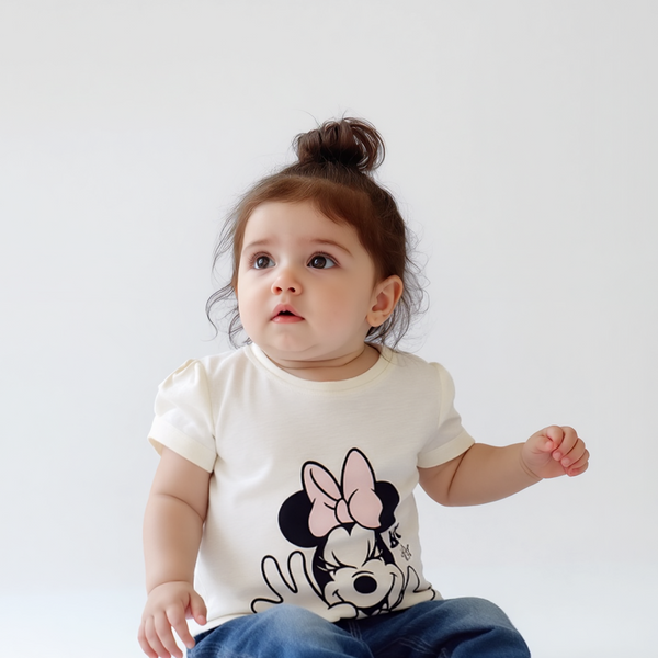 Baby Girl T-Shirt Minnie Mouse Big Smiles