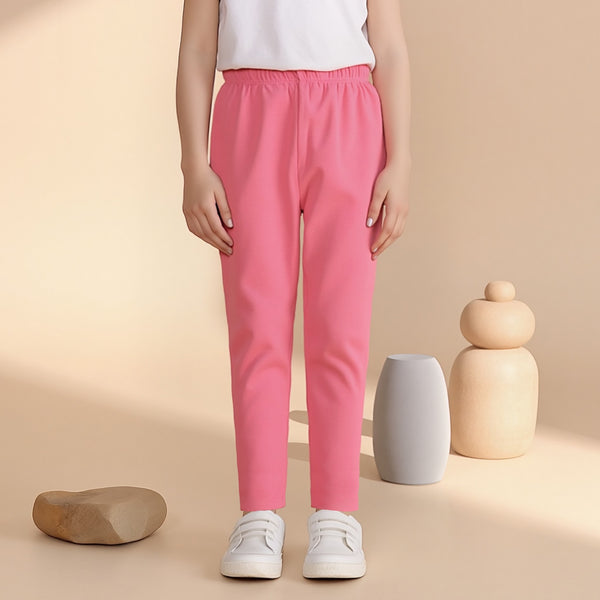 Baby Girl Plain Pink Tights