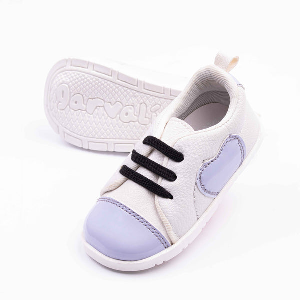 Baby Girl Blue Heart Shoes Pre-walker