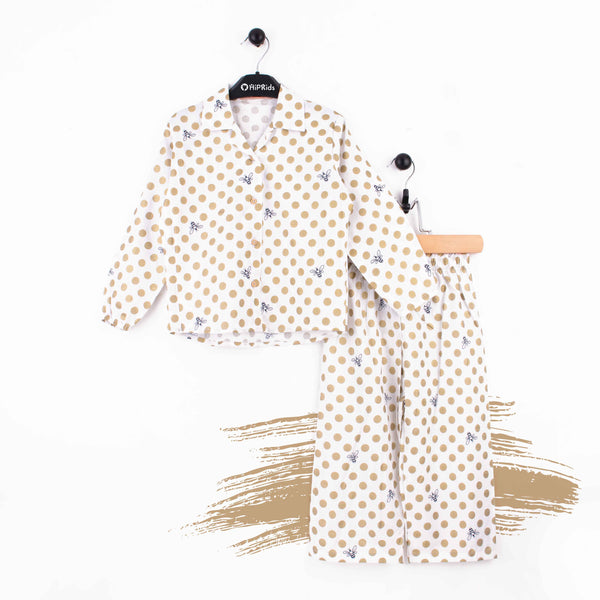 Girl Co-Ord Set Bee Print