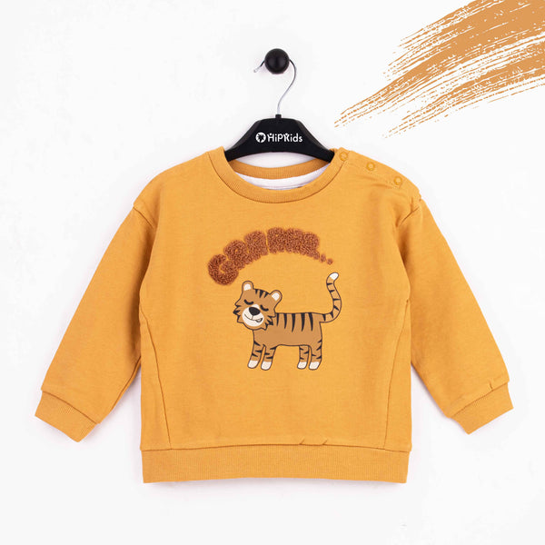 Baby Boy Sweatshirt Tiger print