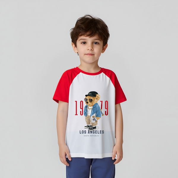 Baby Boy T-Shirt Bear Los Angeles