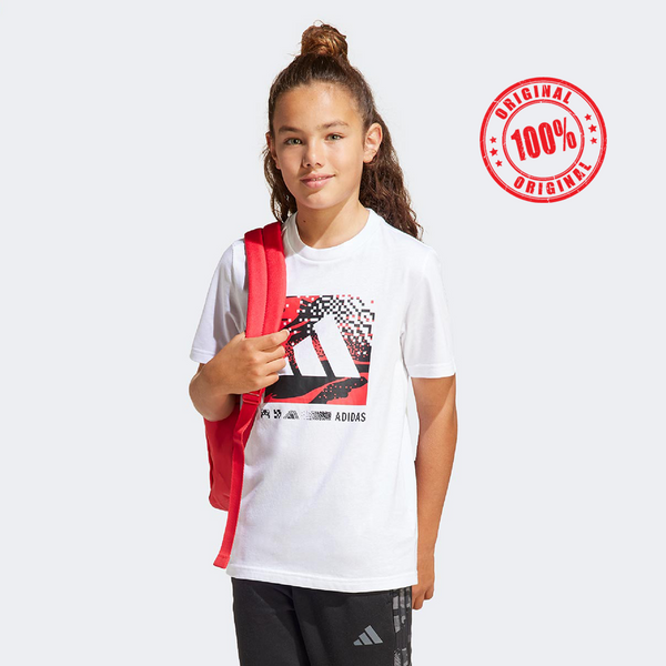 AD Girl Red / White Camo Logo T-Shirt