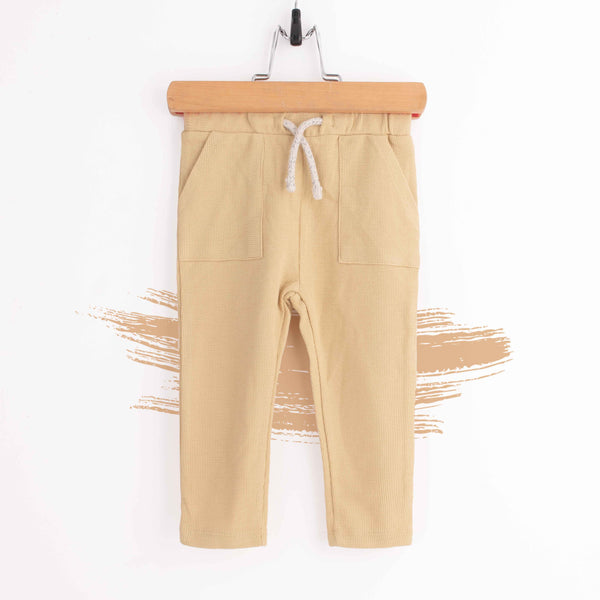 C.A Baby Boy Plain Mustard Pocket Trouser