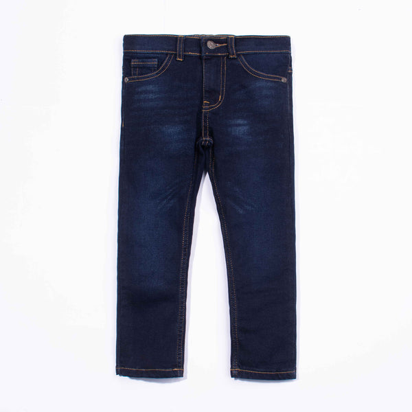 Boys Dark Blue Denim Jeans