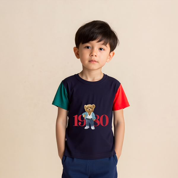 Baby Boy T-Shirt Bear Print