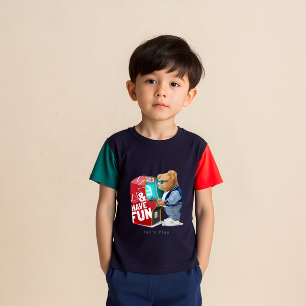 Baby Boy T-Shirt Have Fun Lets Play