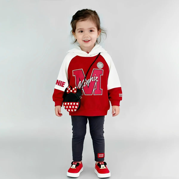 DS Baby Girl 3 Piece Set Red Minnie Mouse