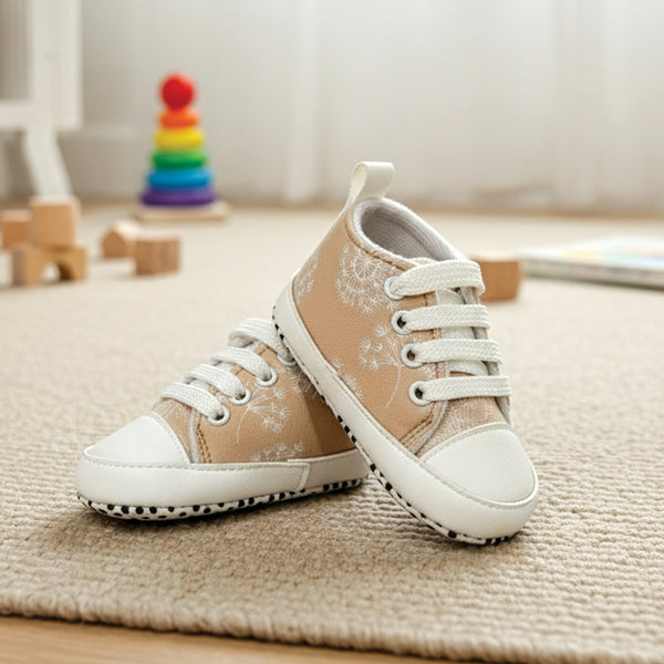 Baby Girl Skin Flowers Print Pre-walker