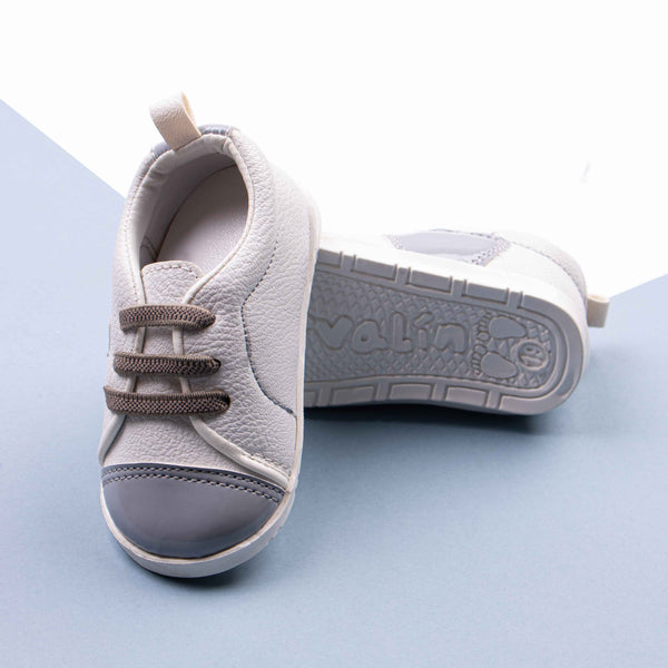 Baby Unisex Grey Heart Shoes Pre-walker