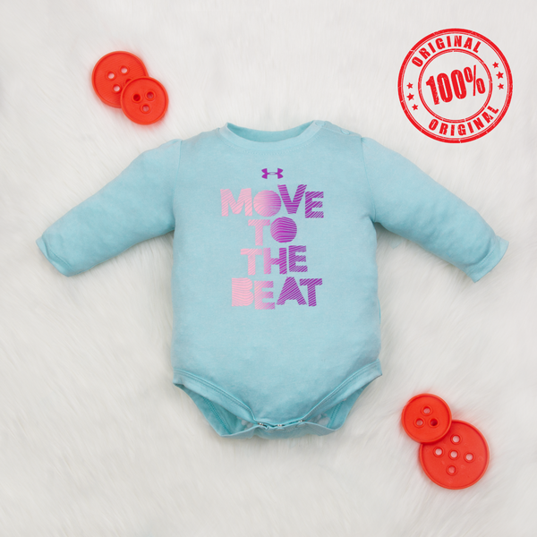 U-Armour Baby Girl Full Sleeves Bodysuit Move to the Beat