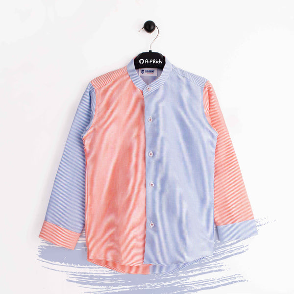 Boy Multi Stripes Double Shade Shirt