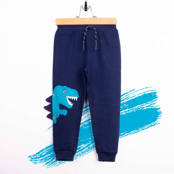 Boy 3D Blue Dino Trouser