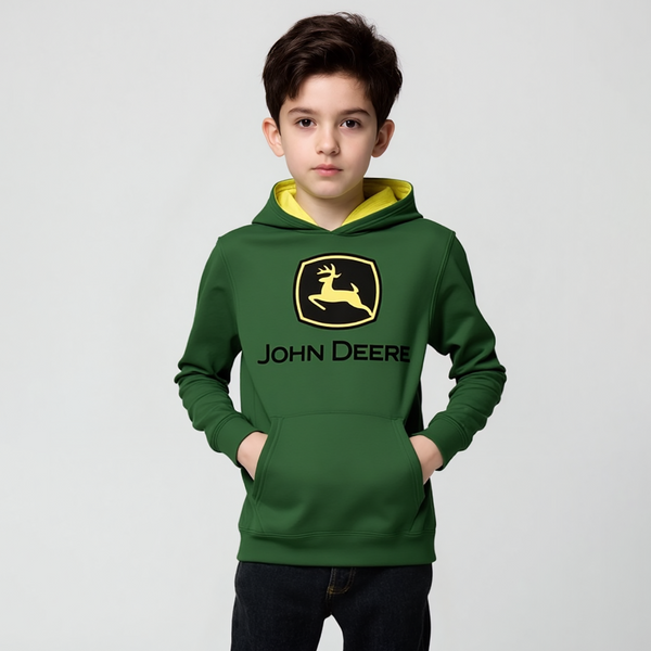 J-Deere Boy Green Fleece Hoody