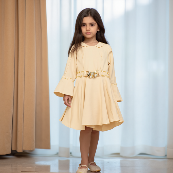 Girl Yellow Fancy Clip Top