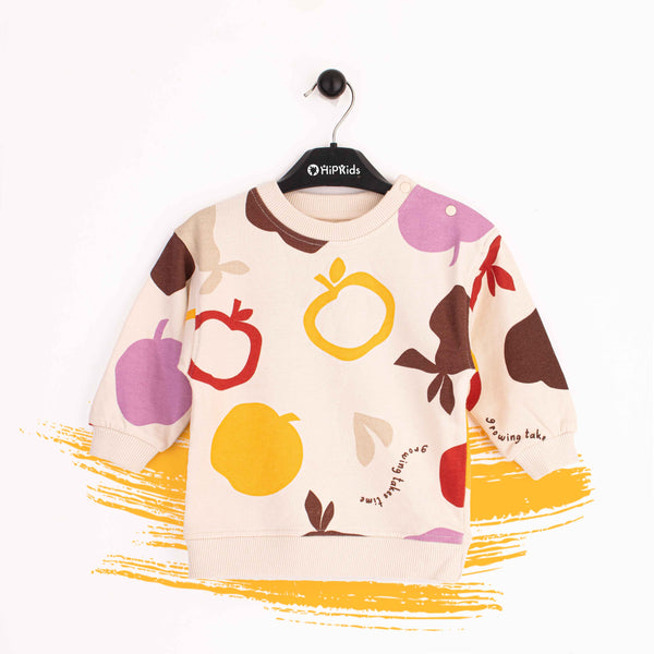 Baby Girl Multi fruit print Sweatshirt