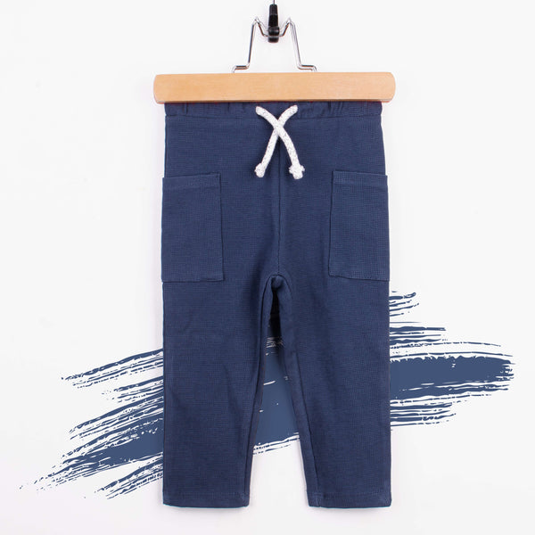 Baby Boy Blue Self Trouser