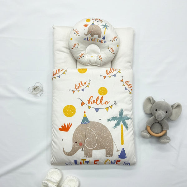 Baby Unisex 2 Piece Set White Hello Little One