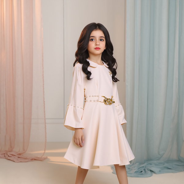 Girl Light Pink Fancy Clip Top