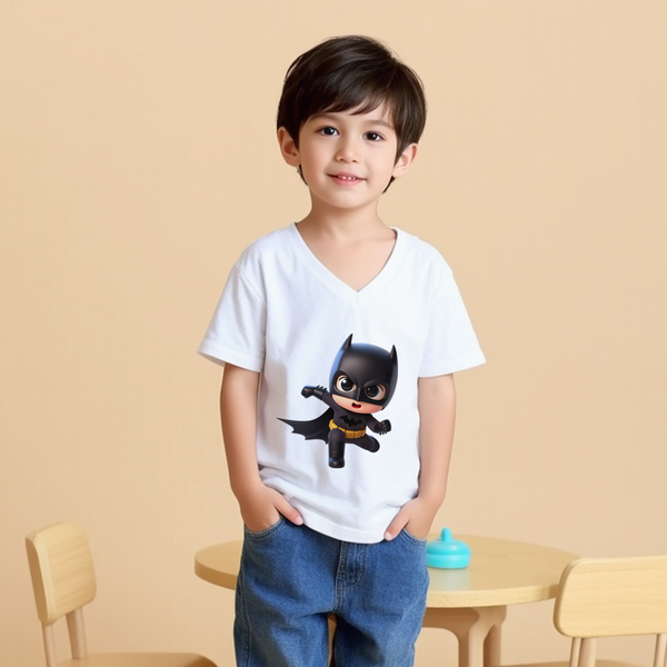 Baby Boy White T-Shirt Baby Batman