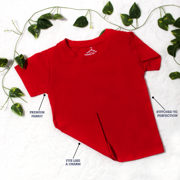 Baby Unisex Basic T-Shirt Red