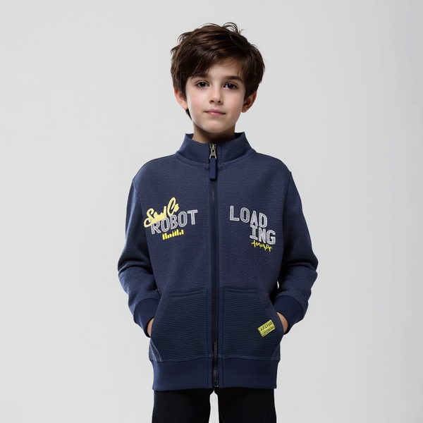 Boy Grey Zipper Loading