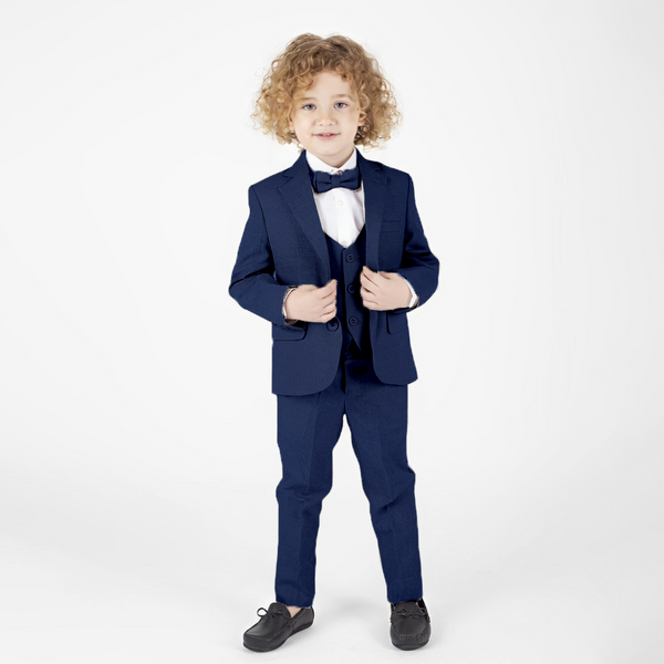 Baby Boy 4 Piece Royal Blue Formal Suit