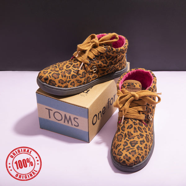 To-ms Girl Botas Leopards Print Shoes
