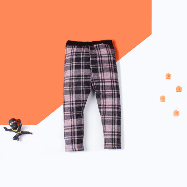 Baby Girl Pink Trouser Check Style