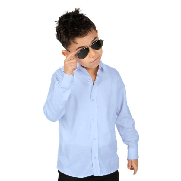 Baby Boy Sky Blue Formal Shirt