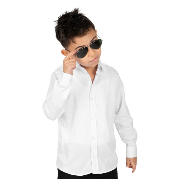 Baby Boy Off-White Formal Shirt