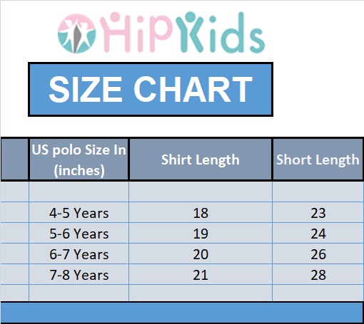 Us polo kids deals size chart