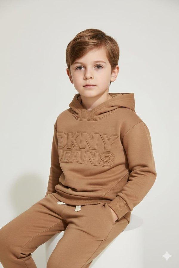 Baby Boy 2 Piece Track Suit Brown DKNY