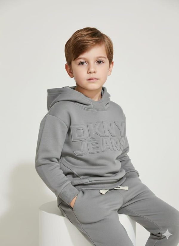 Baby Boy 2 Piece Track Suit Grey DKNY