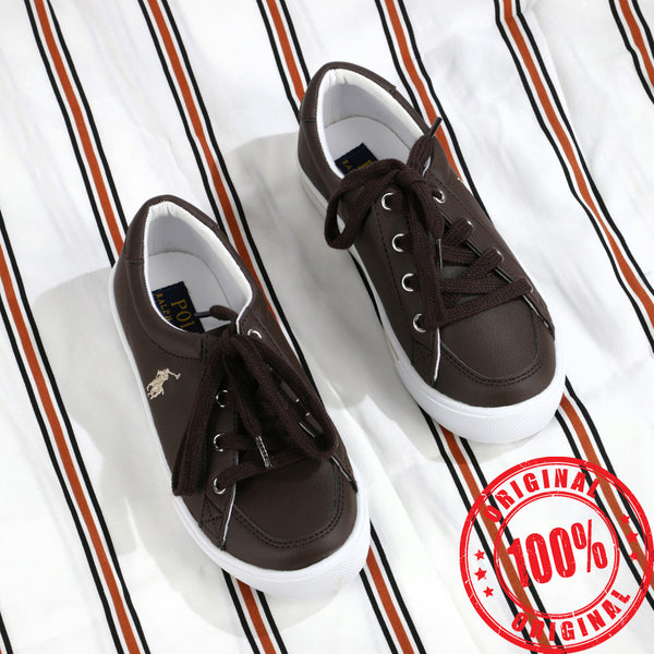 Polo-R.L Dark Brown Lace Shoes