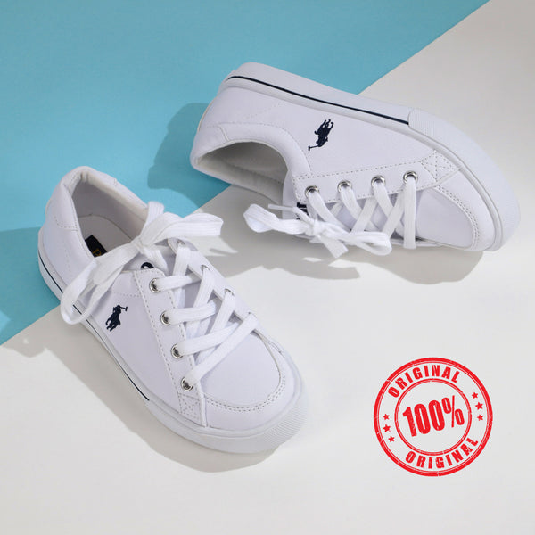 Polo-R.L White Lace Shoes